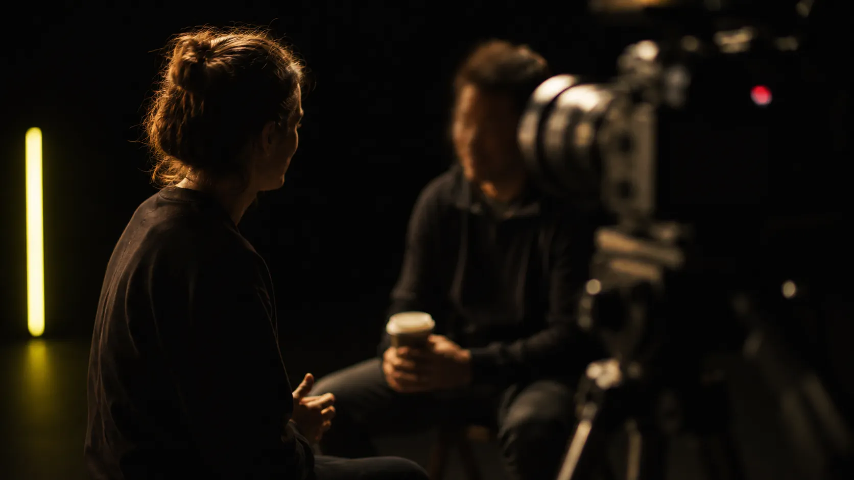 Préparer une personne non habituée à être filmée